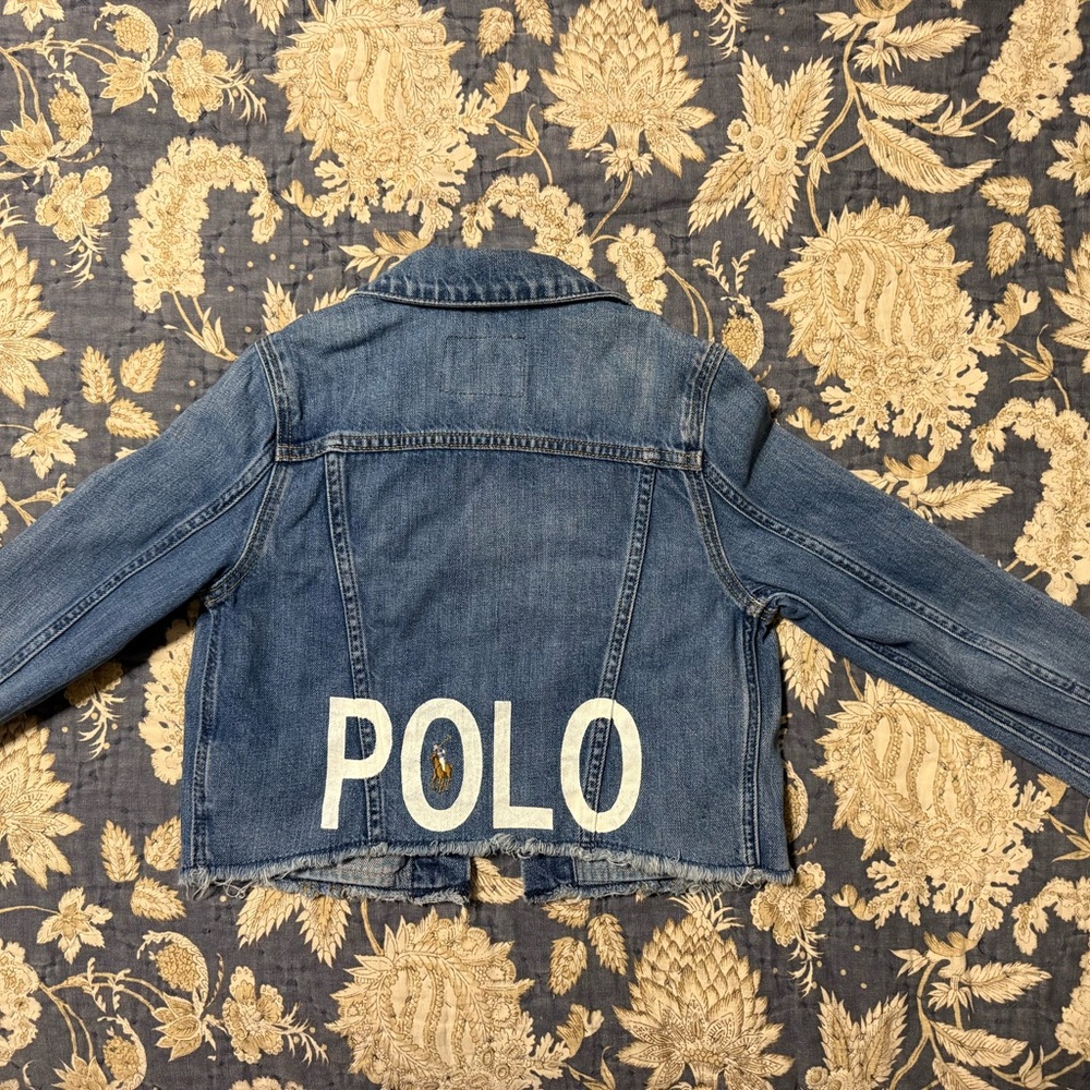 Ralph Lauren Kids Denim Jacket with Polo Logo